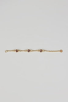 Gold Finish Crystal Bracelet