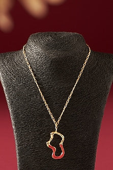 Gold Plated Handcrafted Pendant Necklace