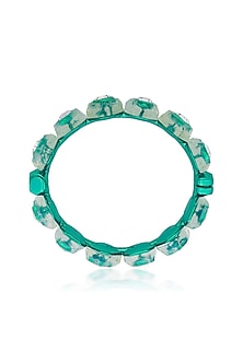 Green Crystal Bangle