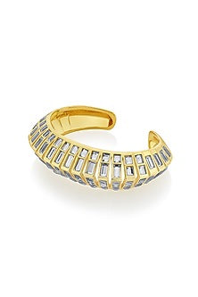 Gold Finish Mirror Cuff