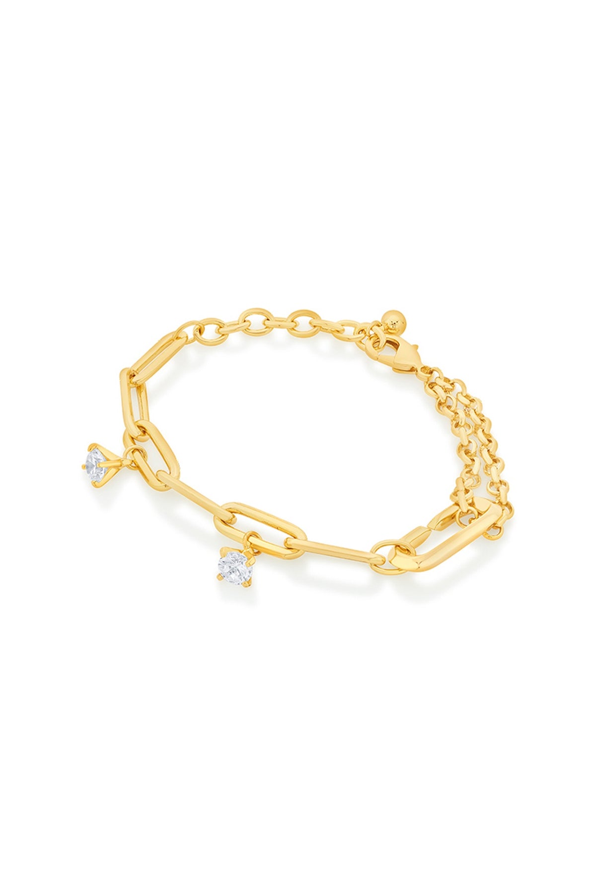 Gold Plated Link Bracelet