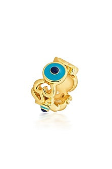 Gold Plated Divine Wheel Charm