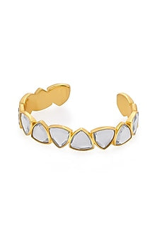 Gold Finish Brass Cuff