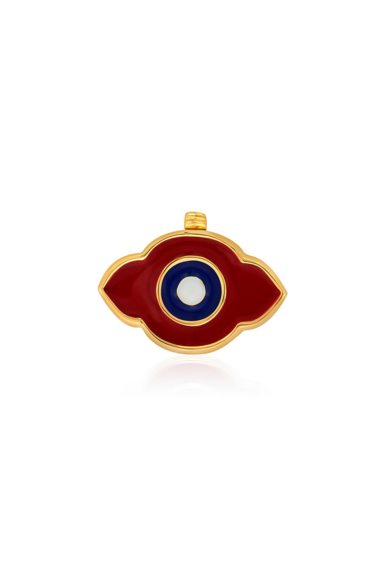 Gold Plated Evil Eye Cherry Charm
