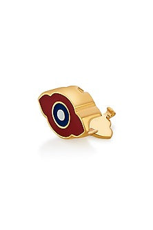 Gold Plated Evil Eye Cherry Charm