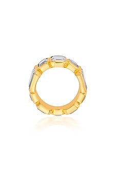 Gold Plated Mirror Ring