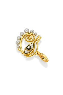 Gold Finish Evil Eye Charm