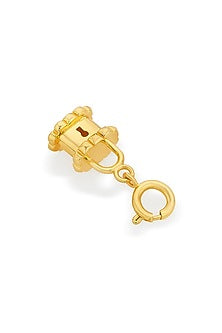 Gold Finish Key Charm