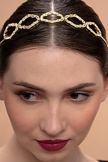 Gold Plated Mirror Choker Necklace