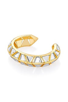 Gold Plated Mirror Cuff