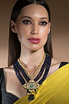 Gold Druzy Agates Necklace