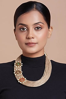 Beige Pearl Necklace