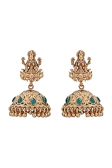 Antique Gold Finish Jute Thread Necklace Set
