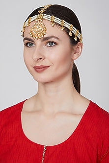 Gold Plated Chand Mathapatti