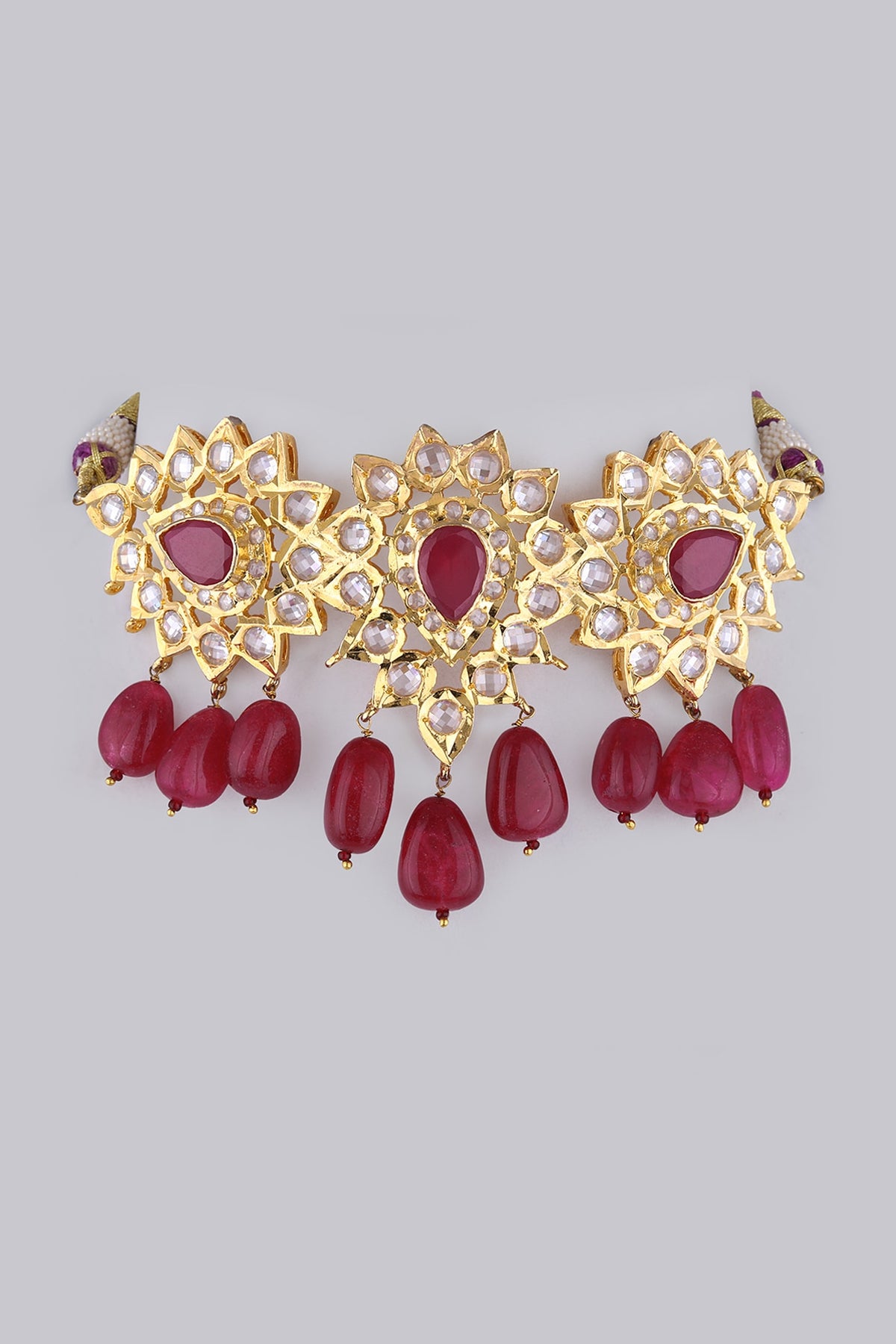 Gold Plated Onyx Necklace