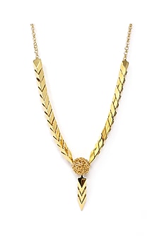 Gold Plated Short Necklace