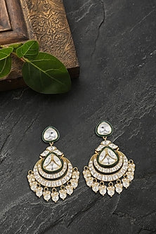 Gold Plated Vellore Dangler Earrings