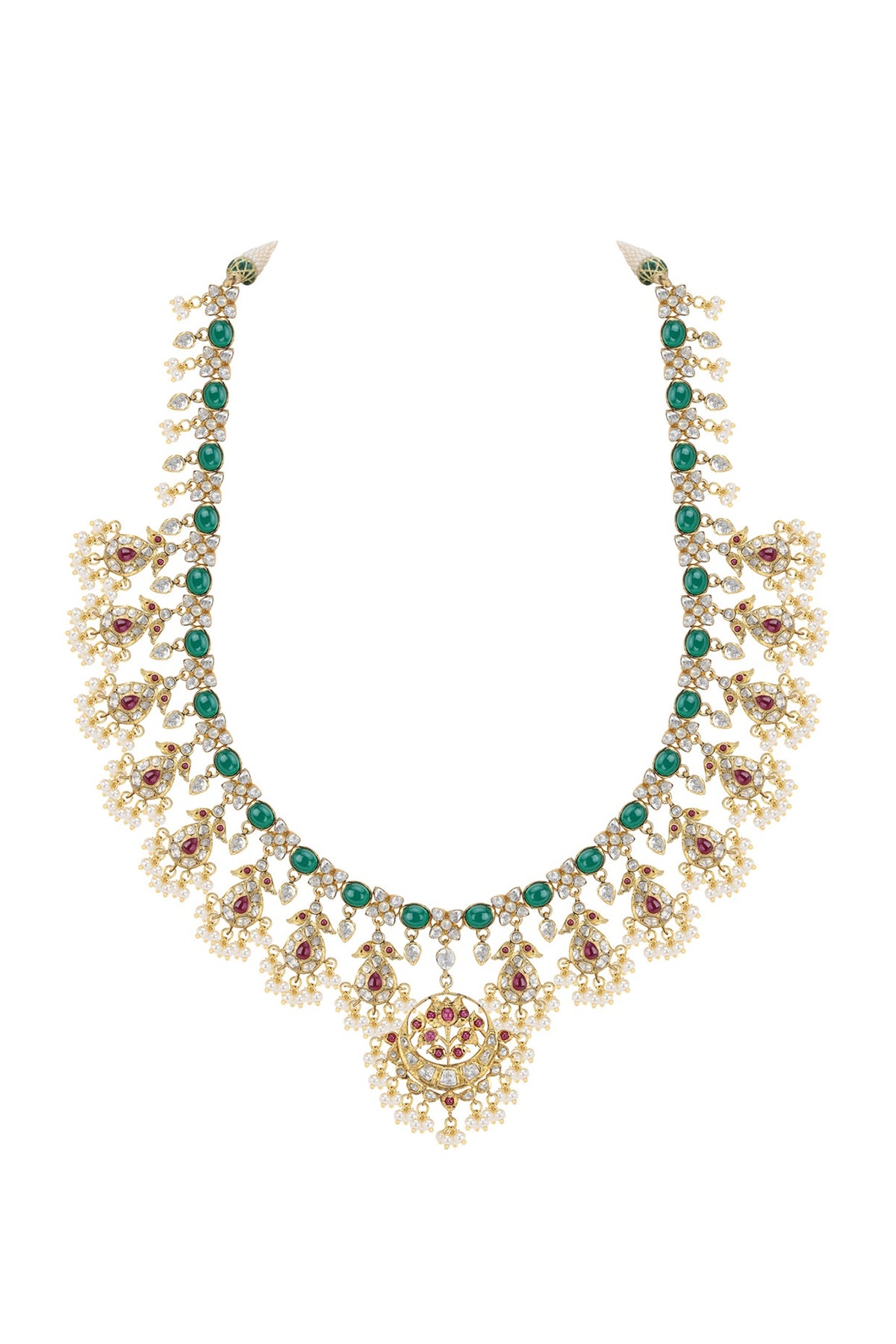 Gold Plated Polki Necklace