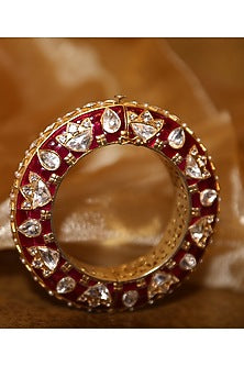 Gold Plated Pearls Kada