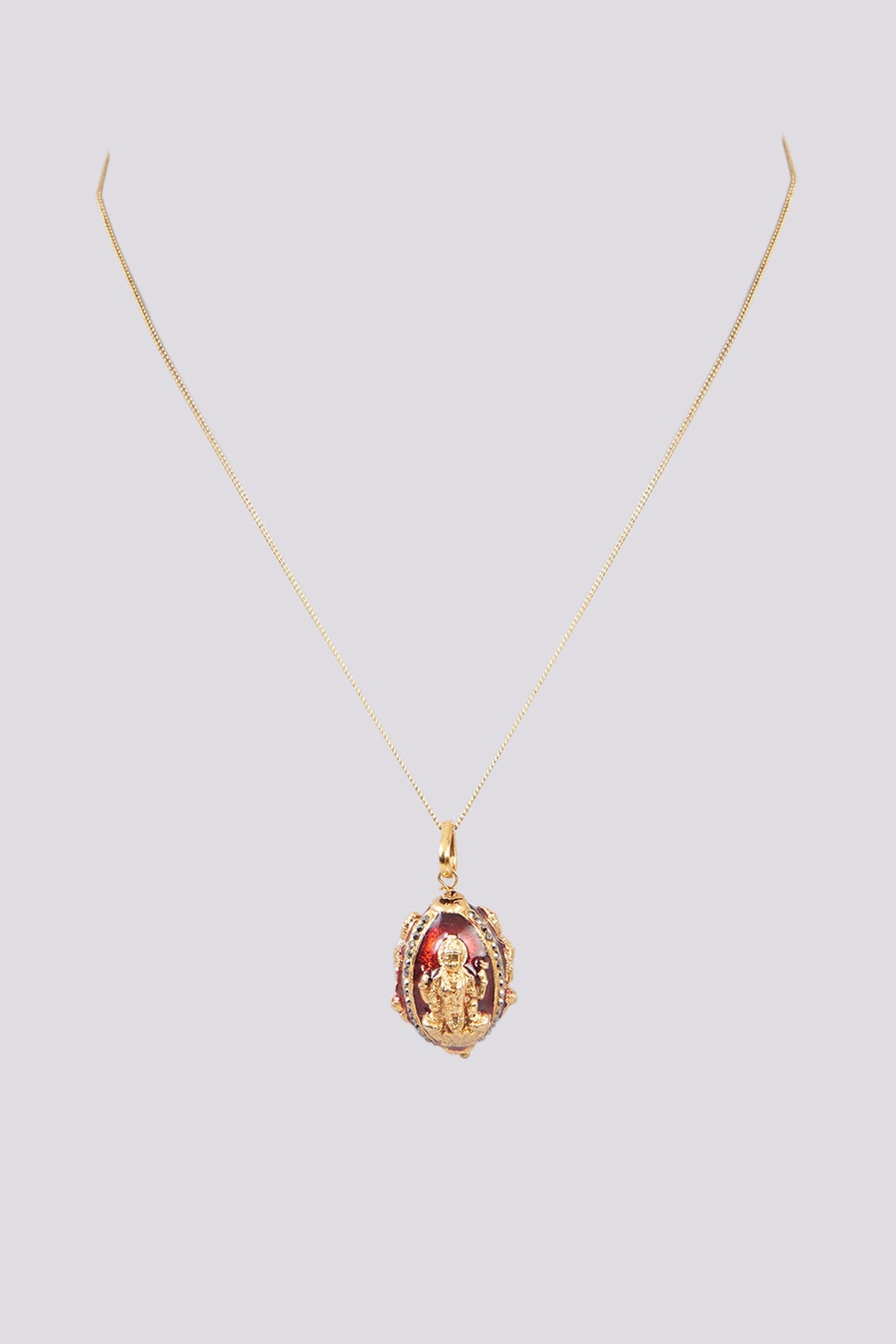 Gold Finish Pendant Necklace