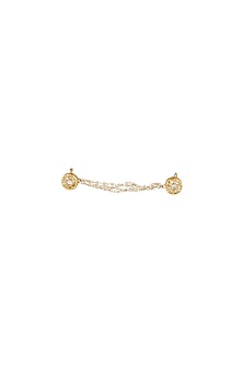 Gold Finish Double Finger Ring