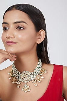 Gold Plated Choker Necklace
