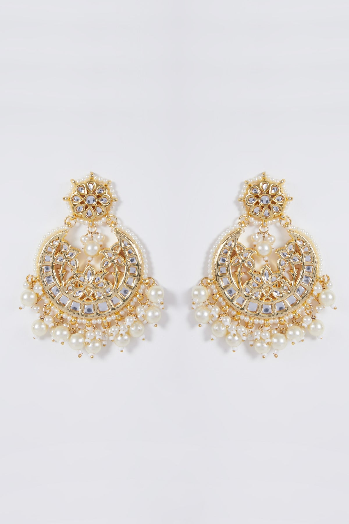 Gold Plated Chandbali Earrings