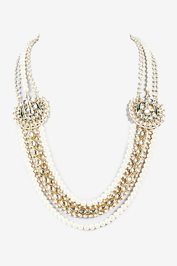 Gold Plated Kundan Polki Necklace