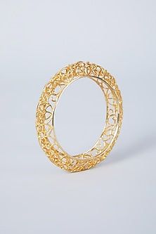 Gold Plated Mesh Bangle