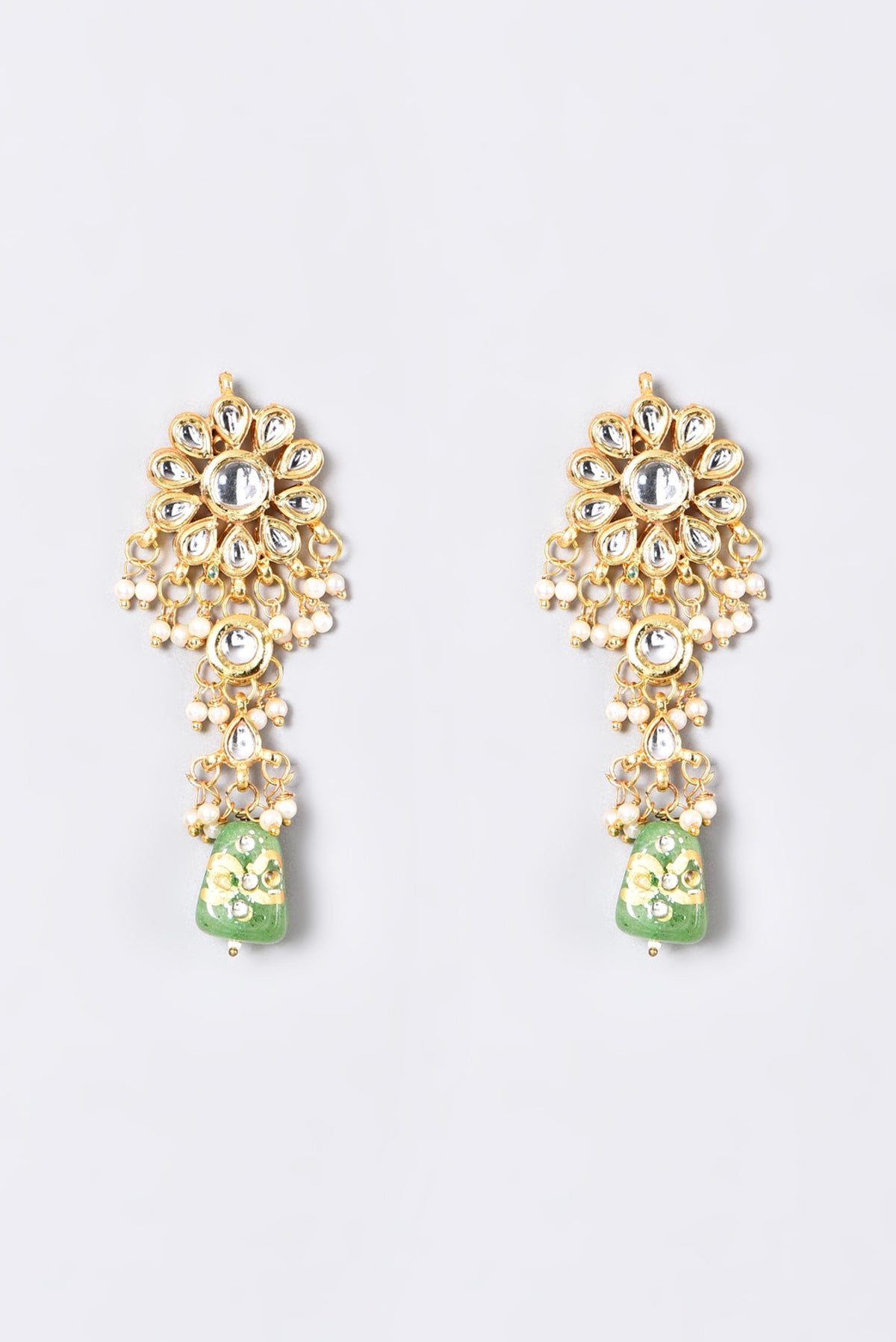 Gold Plated Beaded Layered Necklace Set
