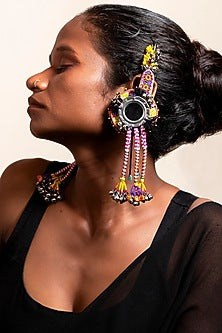 Multi-Colored Handcrafted Earrings