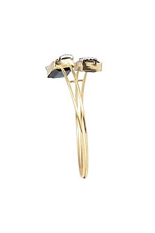 14kt Two-Tone Finish Diamond Bracelet