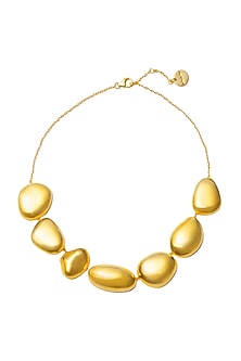 Micro Gold Plated Malibu Statement Necklace