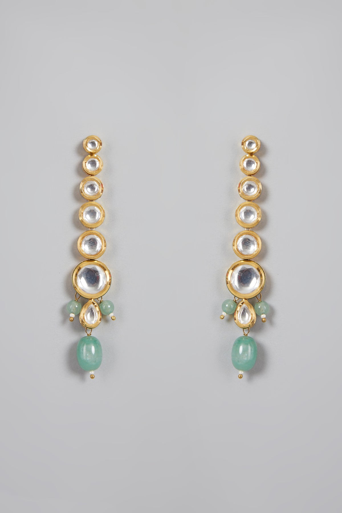 Gold Plated Kundan Polki Choker Necklace Set