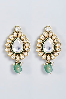 Gold Plated Necklace Set With Beads
