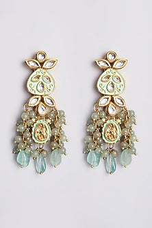 Gold Plated Enameled Necklace Set