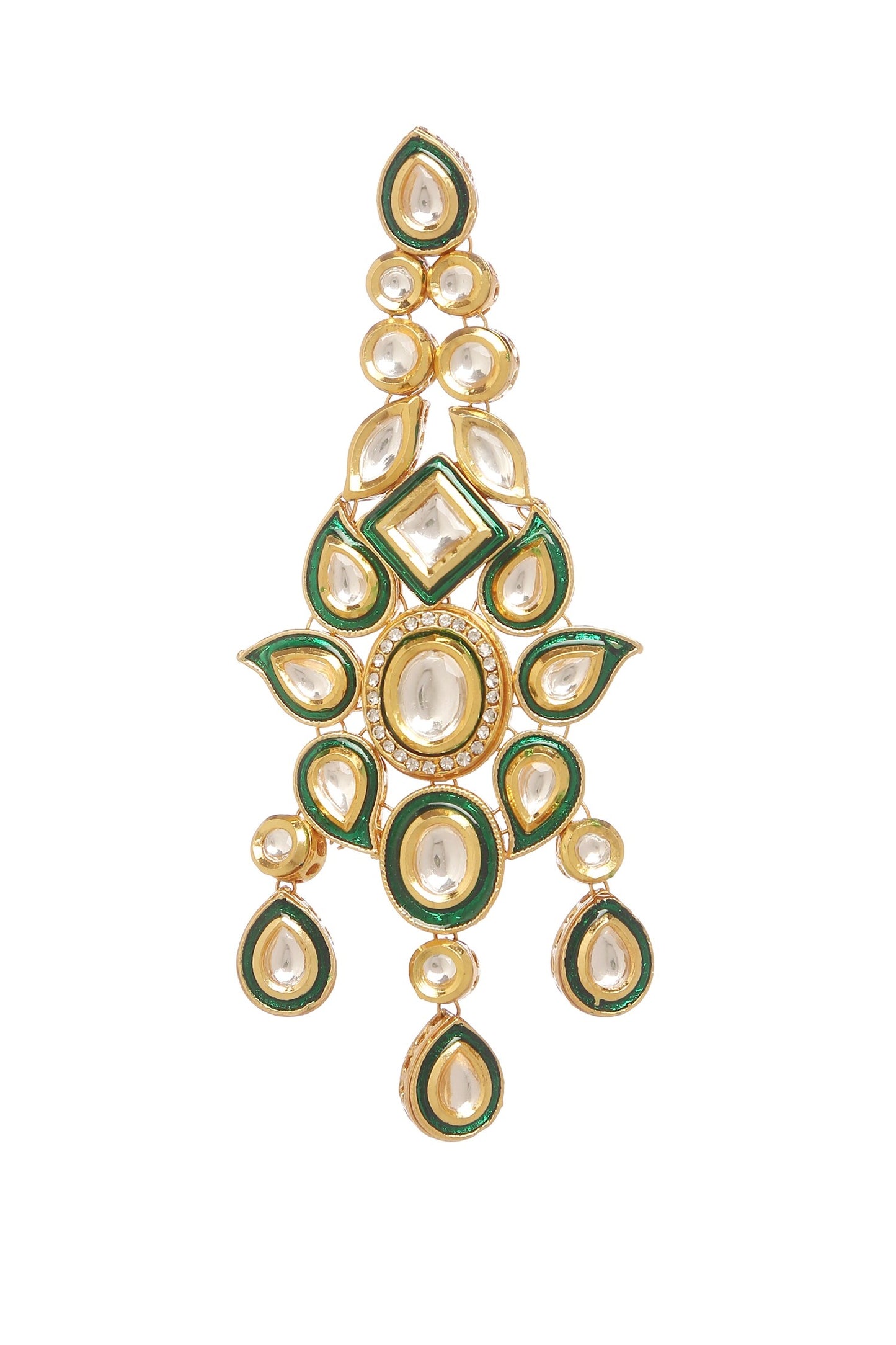 Floral Kundan Layered Necklace Set