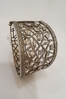 Silver Finish Diamond Bracelet