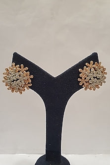 Silver Finish Stud Earrings