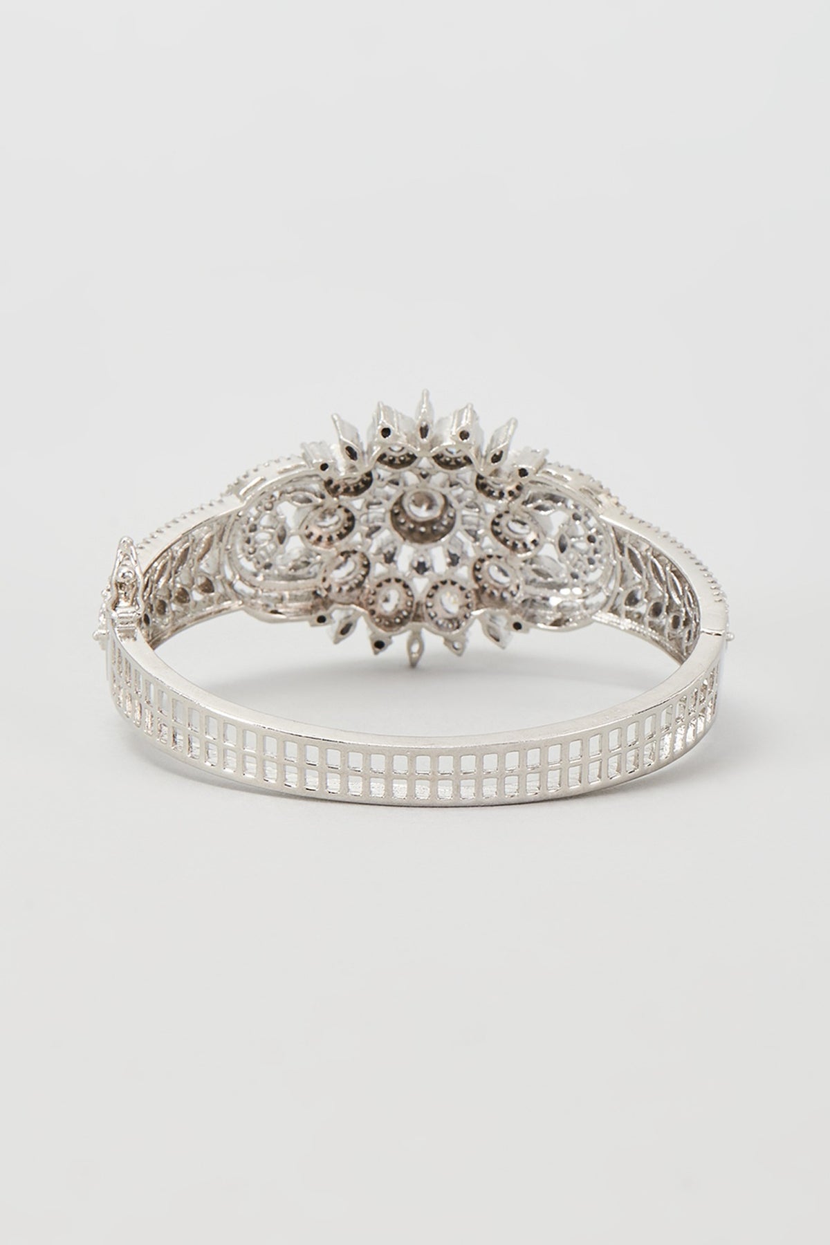 Silver Finish Zircon Bracelet
