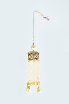 Gold Finish Pearl & Shell Kaleeras