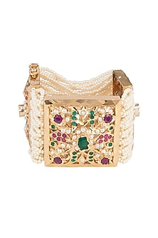 Gold Plated Pearl Bracelet