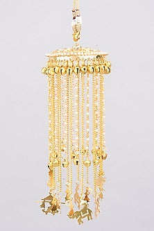 Gold Finish Pearl Kaleeras