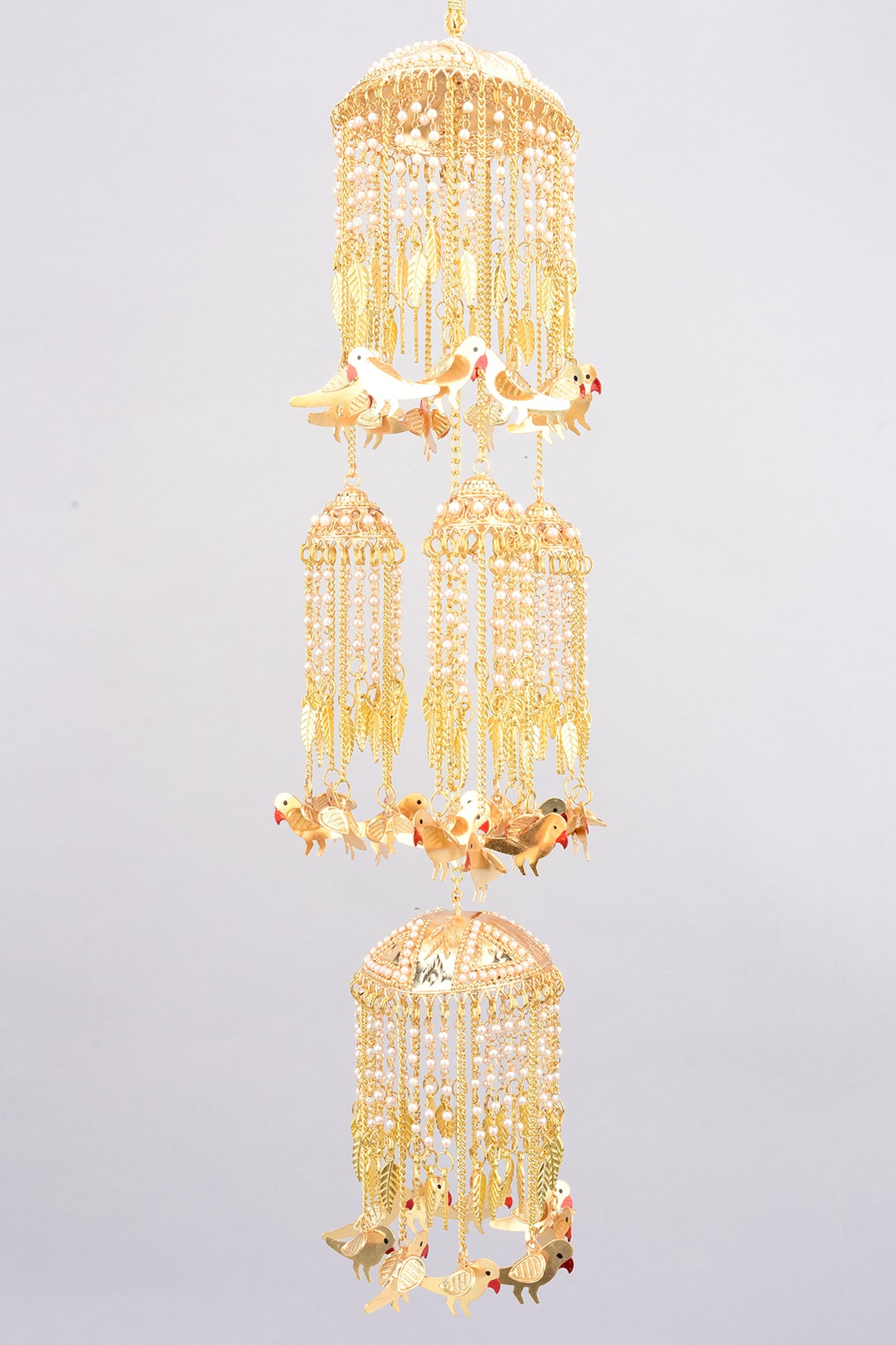 Gold Finish Dome-Shaped Kaleeras