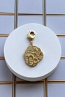 Gold Finish Capricorn Charm Chain Necklace