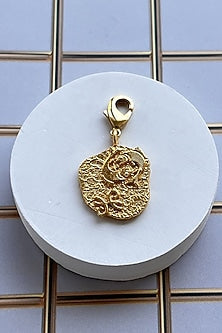 Gold Finish Pisces Charm Chain Necklace