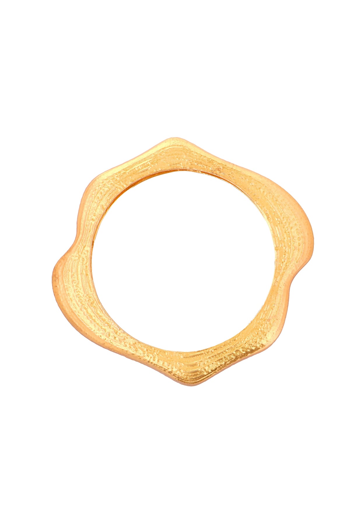 Gold Finish Brass Kada