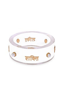Gold Plated Resin Bangle