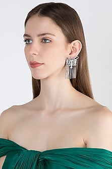 Silver Finish House of Greyjoy Tassel Drop Earrings
