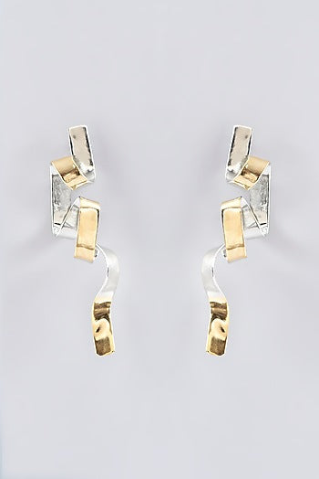Gold Finish Stud Earrings